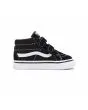 Zapatillas para bebé Vans Sk8-Mid Reissue V negras con velcro