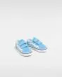 Zapatillas con cierre adherente Vans Old Skool V Color Theory Checkerboard Azules para bebé 1-4 años punteras reforzadas