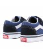 Zapatillas con cierre adherente Vans Old Skool Azul Marino para niños de 1 a 4 años talón
