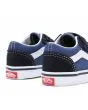 Zapatillas con cierre adherente Vans Old Skool Azul Marino para niños de 1 a 4 años talón