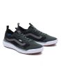 Zapatillas Vans UltraRange EXO verde oscuro y negras para hombre frontal