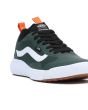 Zapatillas Vans UltraRange verdes con banda lateral blanca cordones