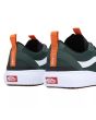 Zapatillas Vans UltraRange verdes con banda lateral blanca posterior