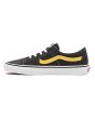 Zapatillas Vans Utility Pop Sk8-Low grises con banda lateral amarilla para hombre izquierda