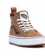 Zapatillas Vans UY Sk8-Hi MTE-1 Plaid marrones para niños de 4 a 8 años cordones
