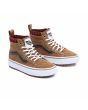 Zapatillas Vans UY Sk8-Hi MTE-1 Plaid marrones para niños de 4 a 8 años frontal