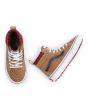 Zapatillas Vans UY Sk8-Hi MTE-1 Plaid marrones para niños de 4 a 8 años superior