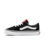 Zapatillas Vans UY Sk8-Low Checkerboard negras para niños de 4 a 8 años izquierda