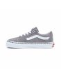 Zapatillas Vans UY Sk8-Low Mini Vans grises para niños de 4 a 8 años izquierda