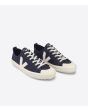Zapatillas Veja Nova Canvas Marine Pierre azul marino para hombre frontal