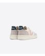 Zapatillas Ecológicas Veja V-10 Suede Multicolor Natural Babe para mujer posterior