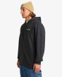 Hombre con Chaqueta tipo sudadera Billabong Arch Negra lateral