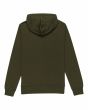 Sudadera con capucha y cremallera Element Cornell Classic verde para hombre posterior