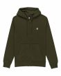 Sudadera con capucha y cremallera Element Cornell Classic verde para hombre