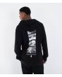 Hombre con sudadera de capucha y cremallera Hurley Nazaré Negra