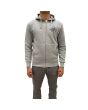 Sudadera con capucha y cremallera Mission FCSC gris para hombre