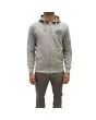 Sudadera con capucha y cremallera Mission FCSC gris para hombre