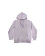 Sudadera con capucha y cremallera Mission Youth Logo Rose Lavanda para niños de 8 a 16 años