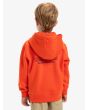 Niño con sudadera de capucha y cremallera QUiksilver Day Tripper Naranja posterior