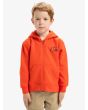 Niño con sudadera de capucha y cremallera QUiksilver Day Tripper Naranja 