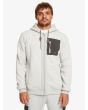 Hombre con Sudadera de capucha y cremallera Quiksilver Out There Gris 