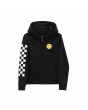 Sudadera con capucha y cremallera Vans Radically Happy Negra para niña de 8 a 14 años