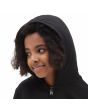 Niña con Sudadera de capucha y cremallera Vans Radically Happy Negra hood