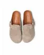 Zuecos Verbenas Rio Serraje Piedra para mujer plantilla