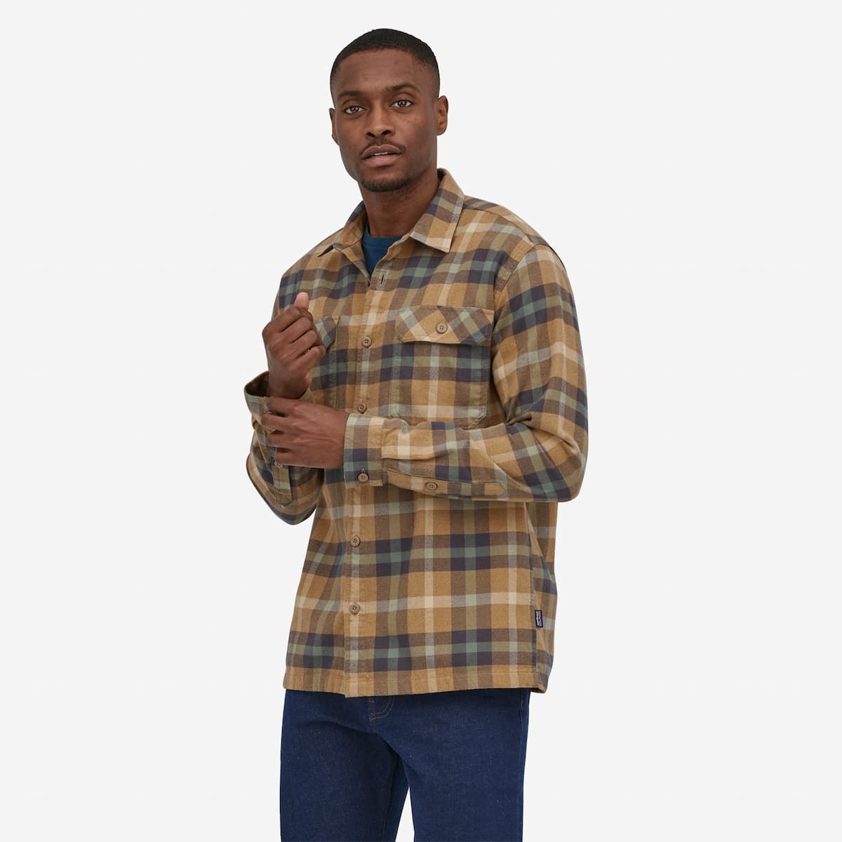 Patagonia organic cotton flannel top