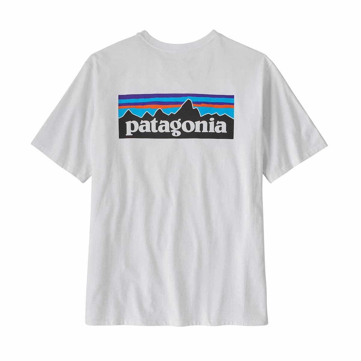 Camiseta Patagonia M s P 6 Logo Responsibili Tee Blanca Mission Surf Shop