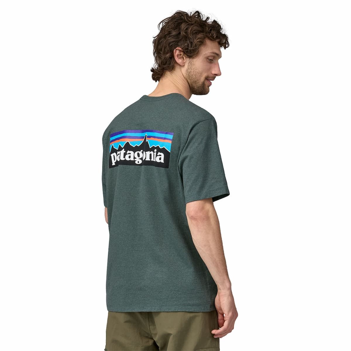 Camiseta Patagonia M s P 6 Logo Responsibili Tee Verde Mission Surf Shop