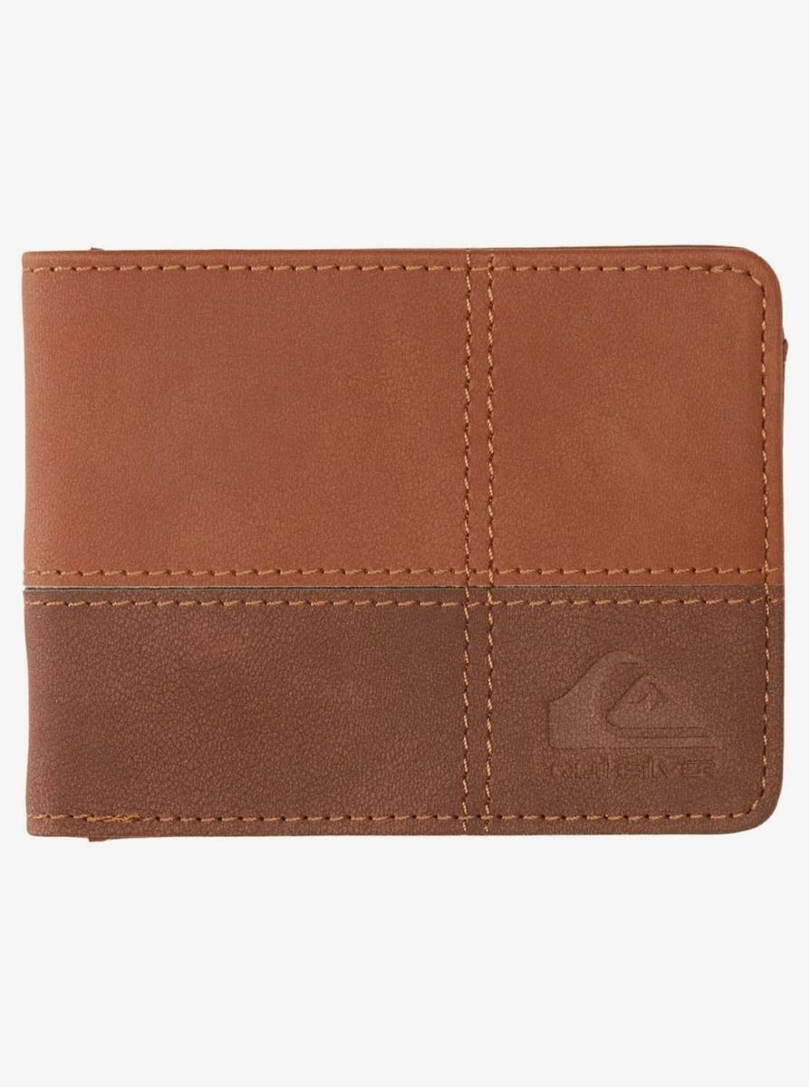 Cartera Quiksilver Stay Country Chocolate Brown Men Mission Mission Surf Shop