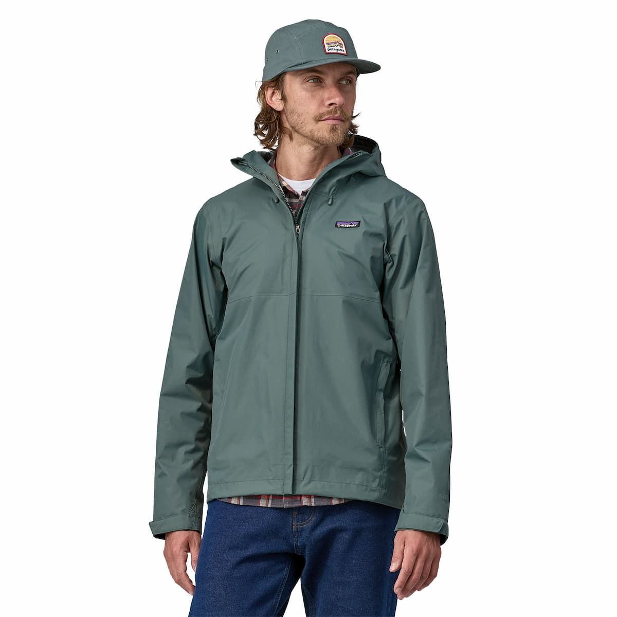 Patagonia torrentshell green deals