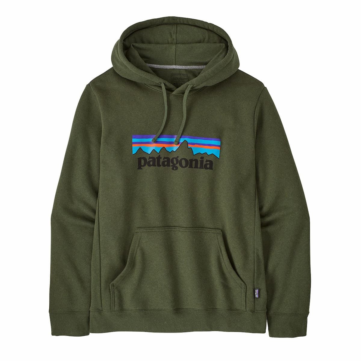Hoodie Patagonia P 6 Logo Uprisal Verde Pino Mission Surf Shop