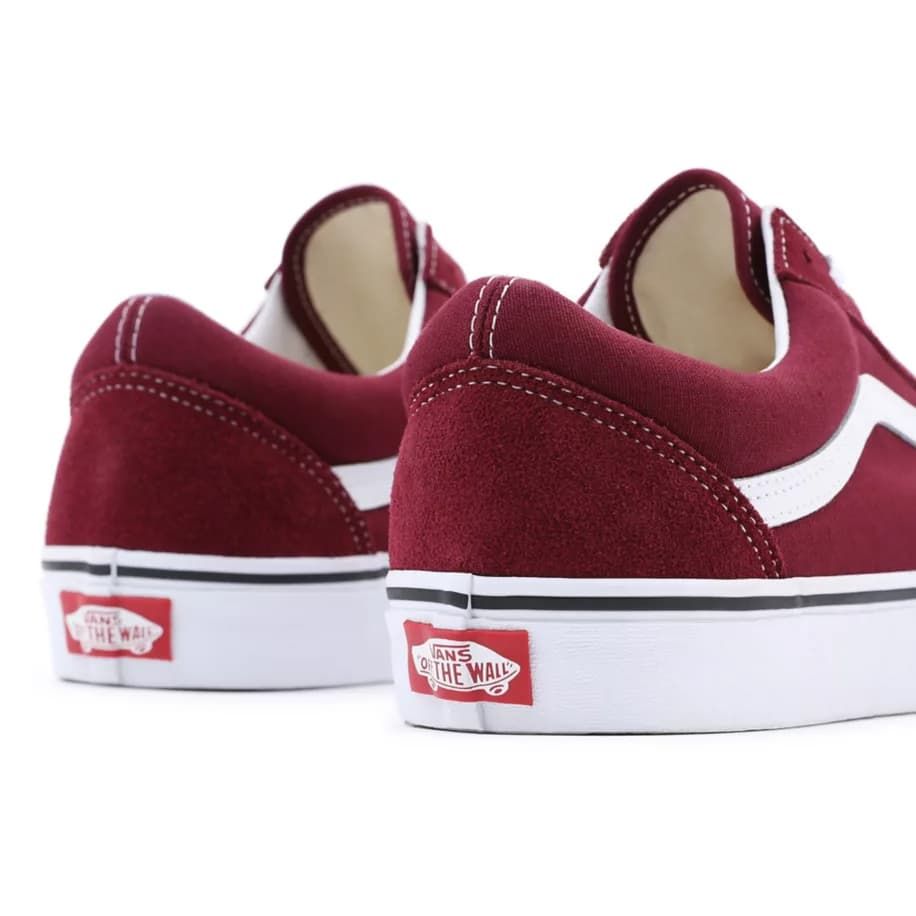 Vans granates con plataforma cheap