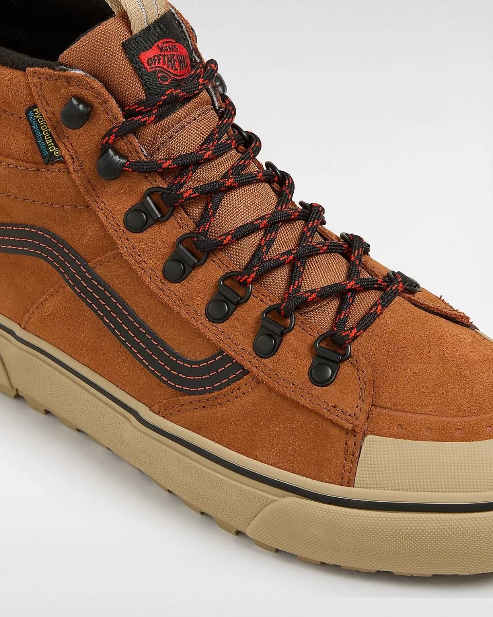 Abrigos vans hombre naranja shop