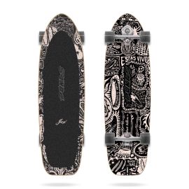 Surfskate completo YOW Pukas Dark 34.5″ Shaper Series