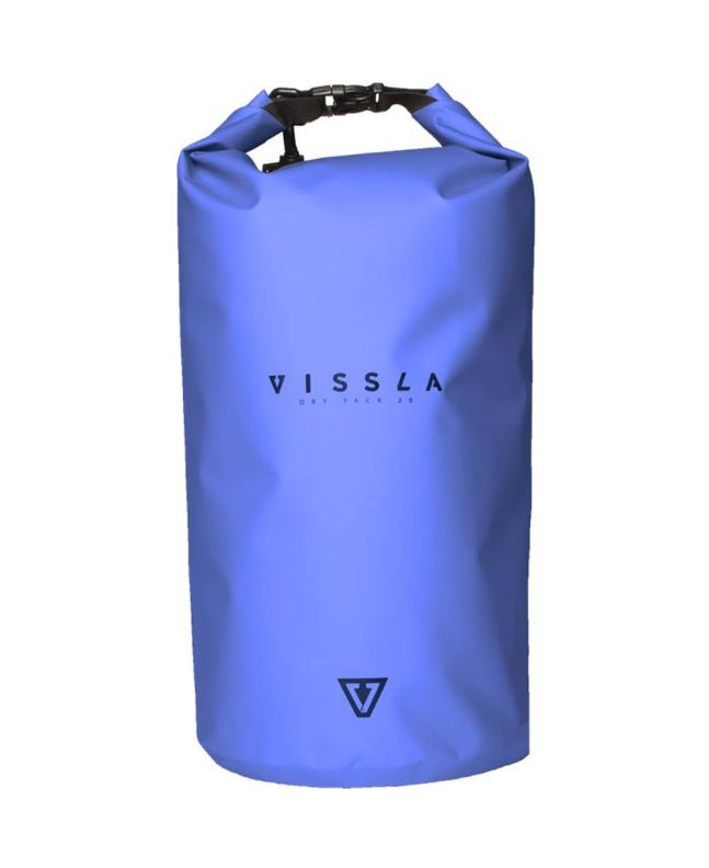 Mochila Estanca para trajes de surf Vissla 7 Seas 20L azul Frontal