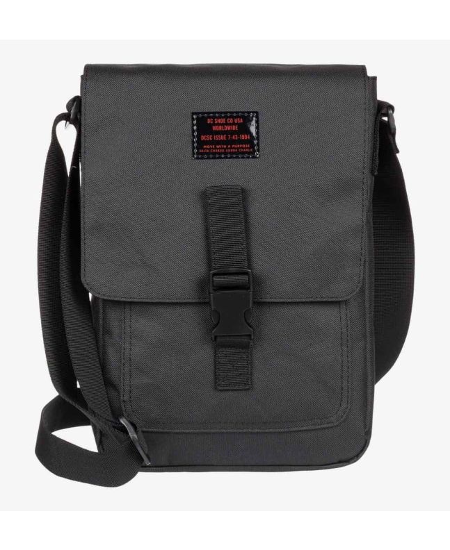 Bolso DC Shoes Explorer negro Frontal