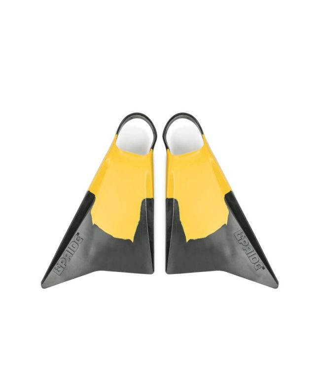 Aletas de Bodyboard Pride Vulcan V2 color Amarillo y Negro
