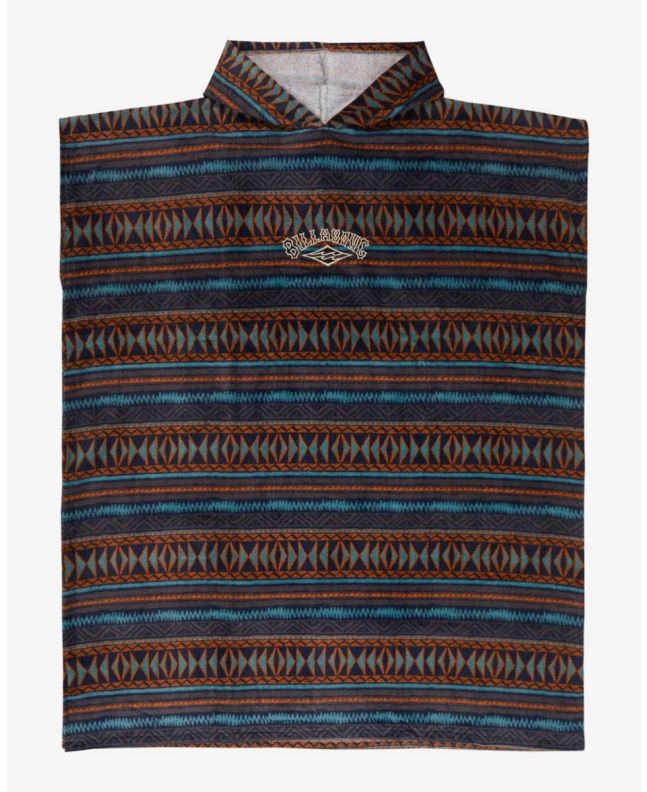 Billabong, poncho surf Mens Hooded Towel Charcoal Grey para hombre