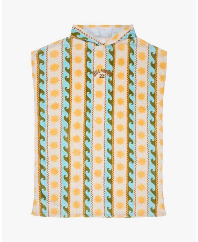 Billabong, poncho surf Womens Hooded Towel Salt Crystal para mujer