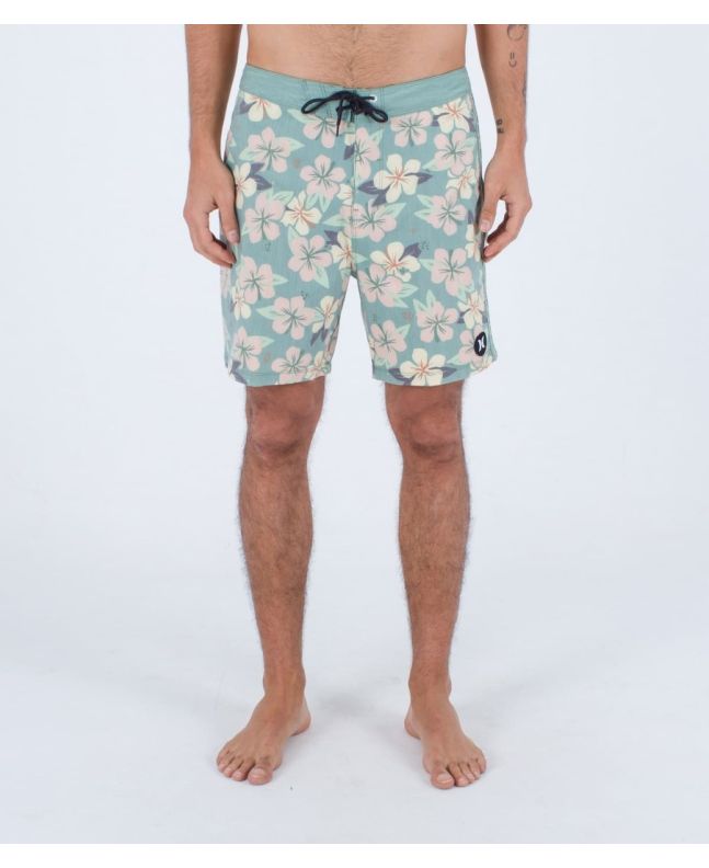Hombre con Bañador Boardshort Hurley Phantom Naturals Tailgate 18" Cilantro