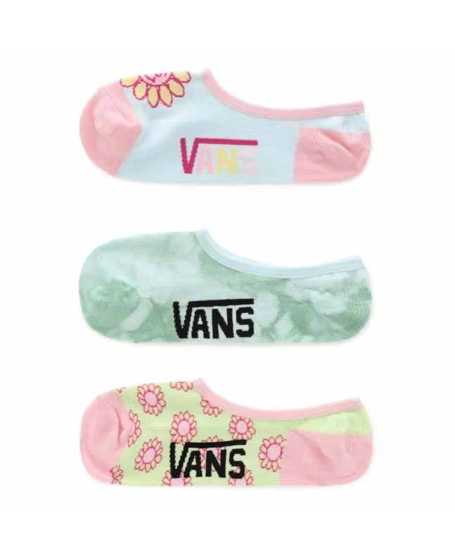 Calcetines invisibles Vans All Around Canoodles para mujer Multicolor