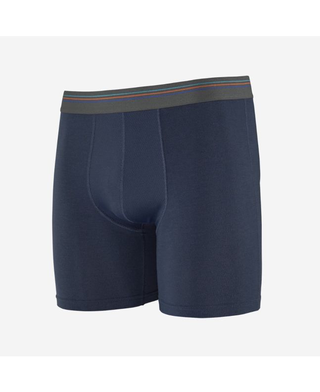 Calzoncillos Patagonia Boxer Briefs Essential 6" azul marino