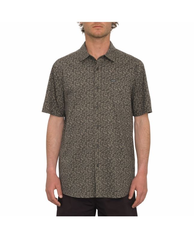 Hombre con Camisa de manga corta Volcom Stone Mash Stealth