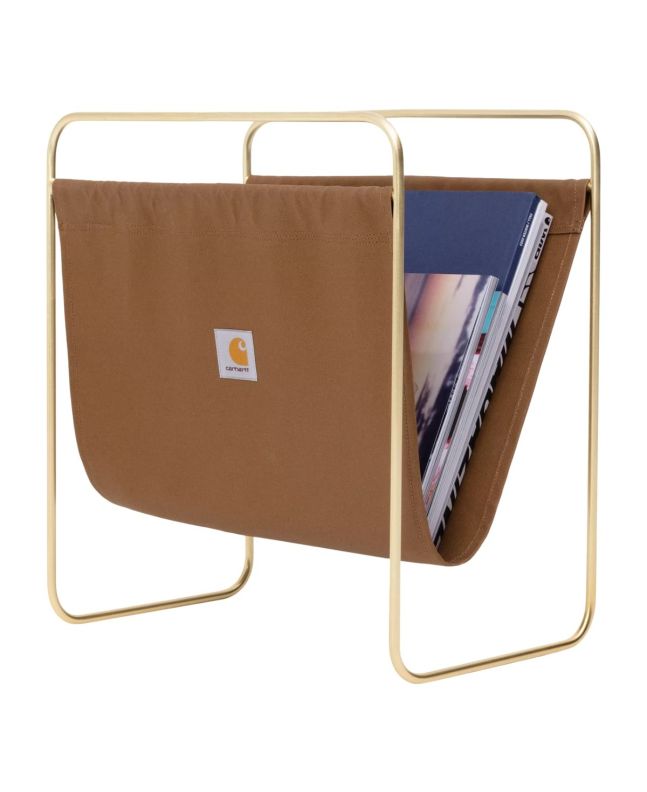 Soporte para Revistas Carhartt WIP Canvas Magazine Stand Marrón Hamilton