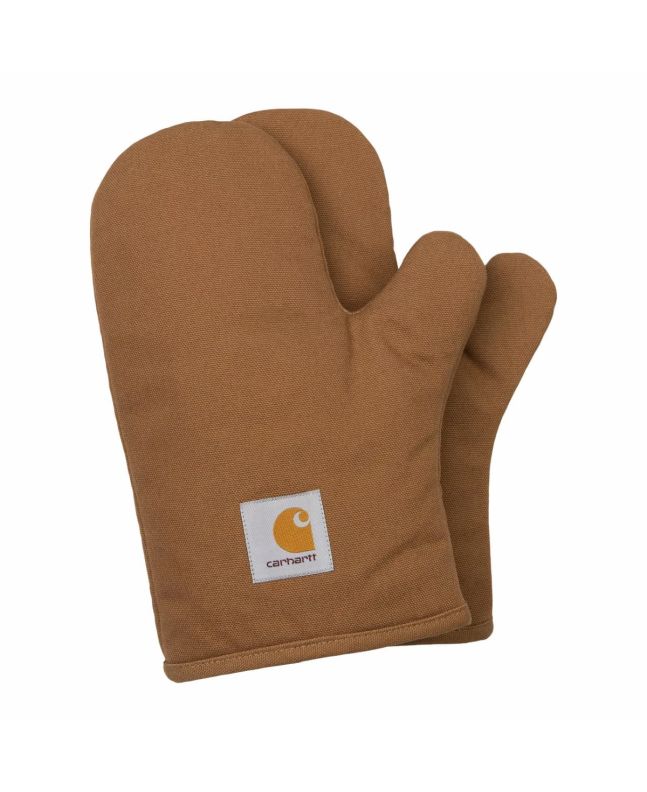Manoplas para horno Carhartt WIP Canvas Oven Mitt Set Marrones
