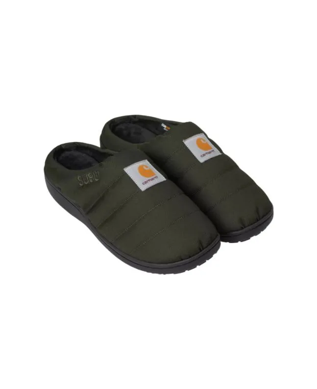 Zapatillas Carhartt WIP Subu Cordura Slippers verde oliva 