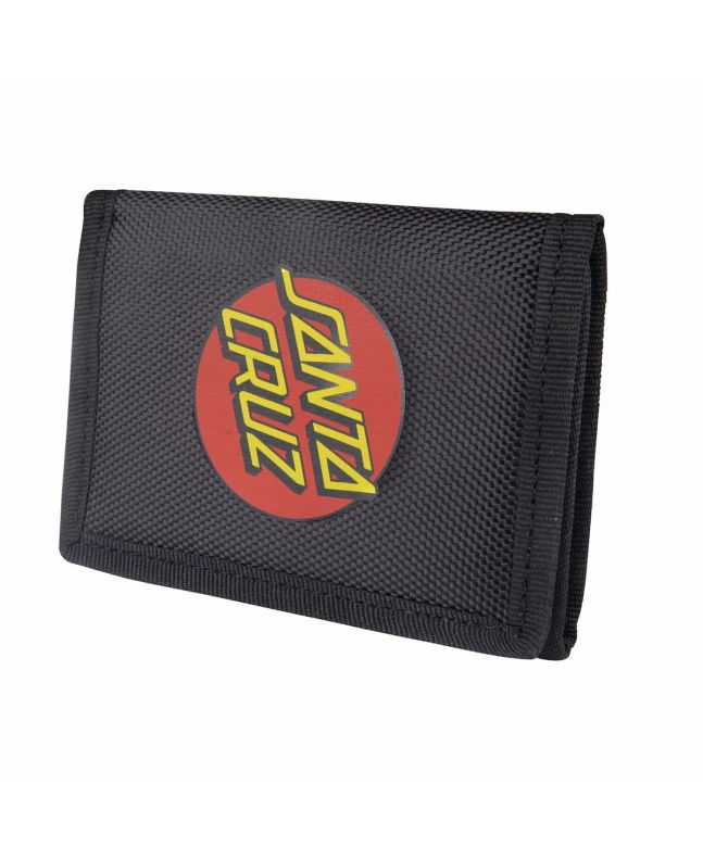 Cartera Santa Cruz Classic Dot Wallet negra para hombre